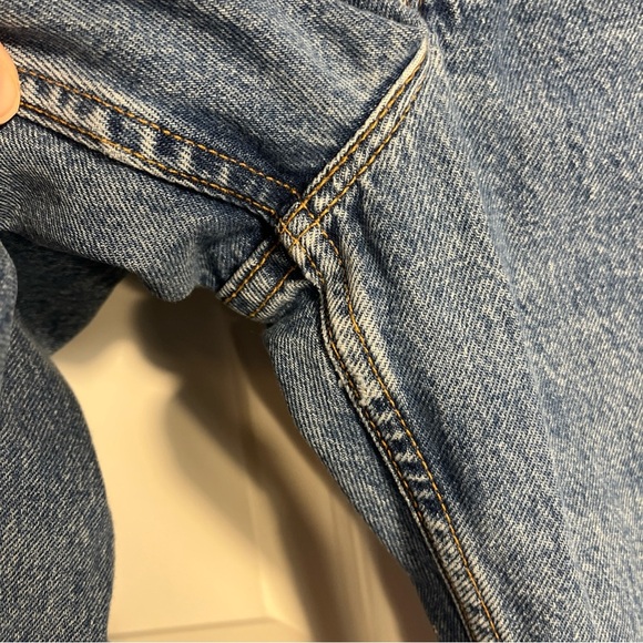 VTG Levis 550 Jeans Womens 12 S Blue  Relaxed Tapered Mom  80s Denim - Picture 4 of 12